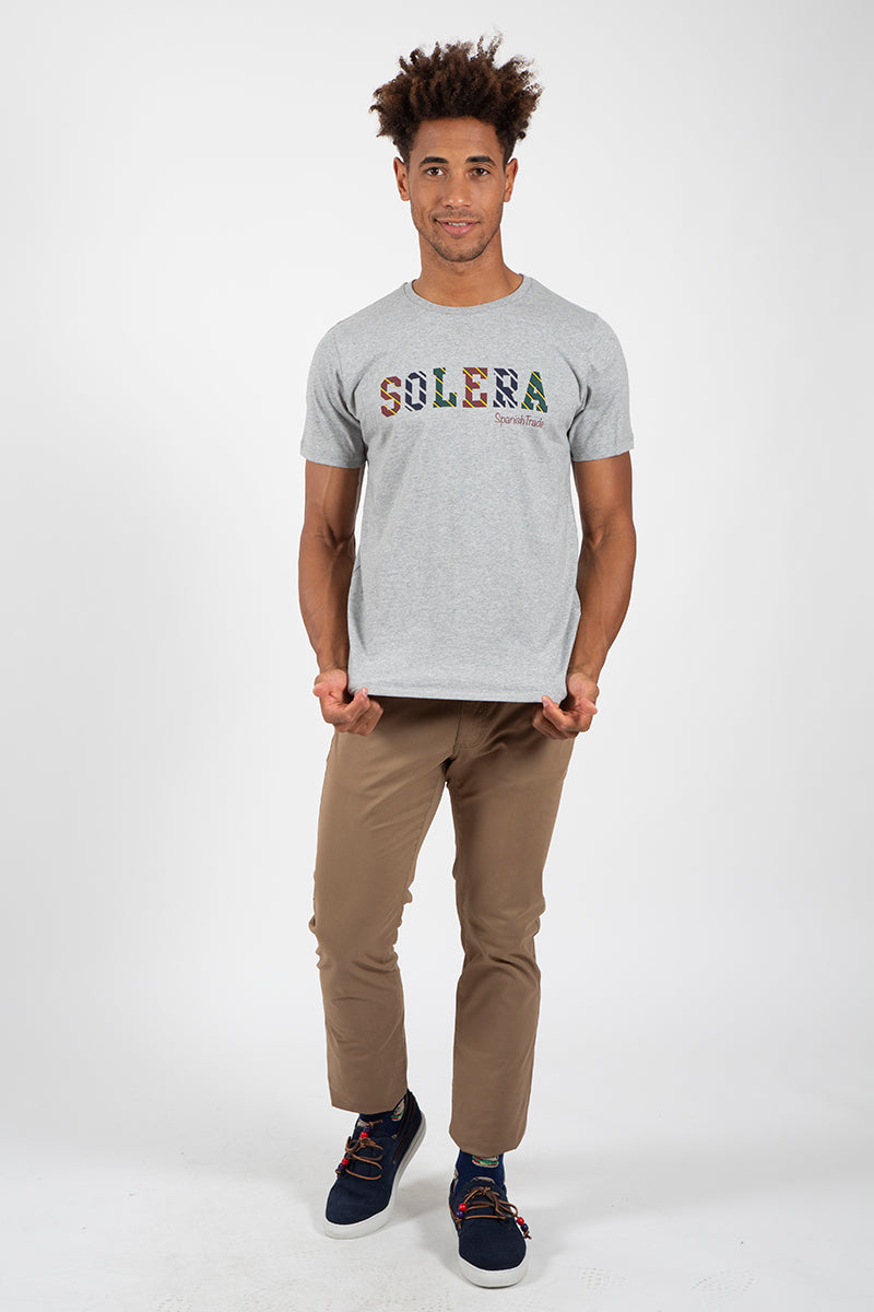 T-shirt Solera commerce gris