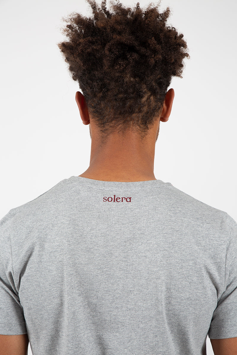 T-shirt Solera commerce gris