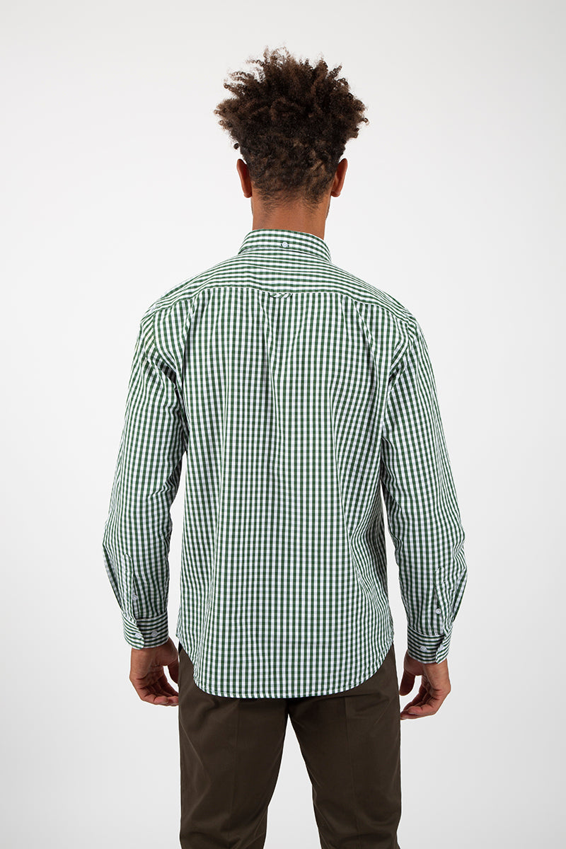Camisa cuadro Verde