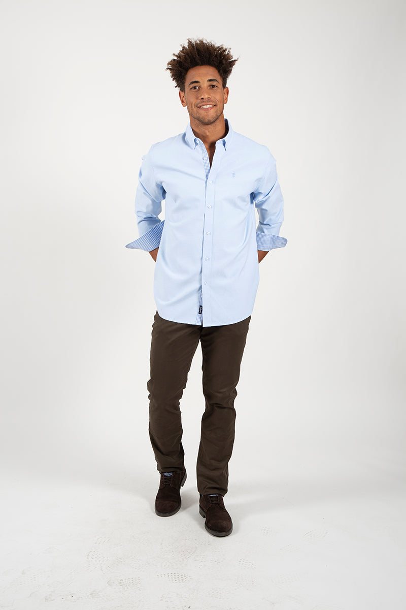 Camisa oxford Azul