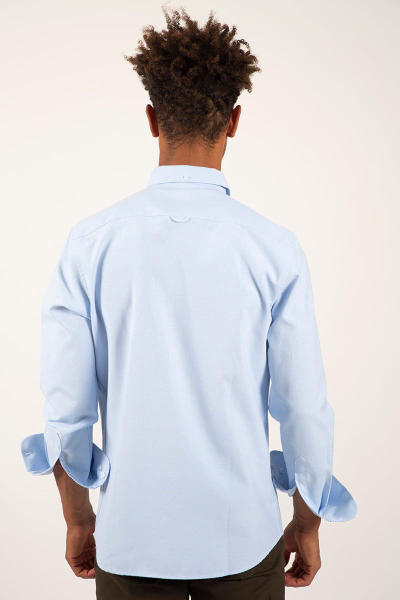 Camisa oxford Azul
