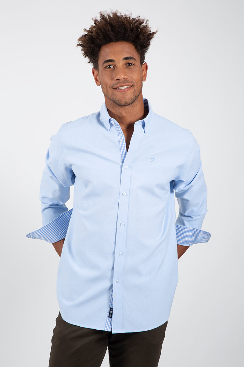 Camisa oxford Azul