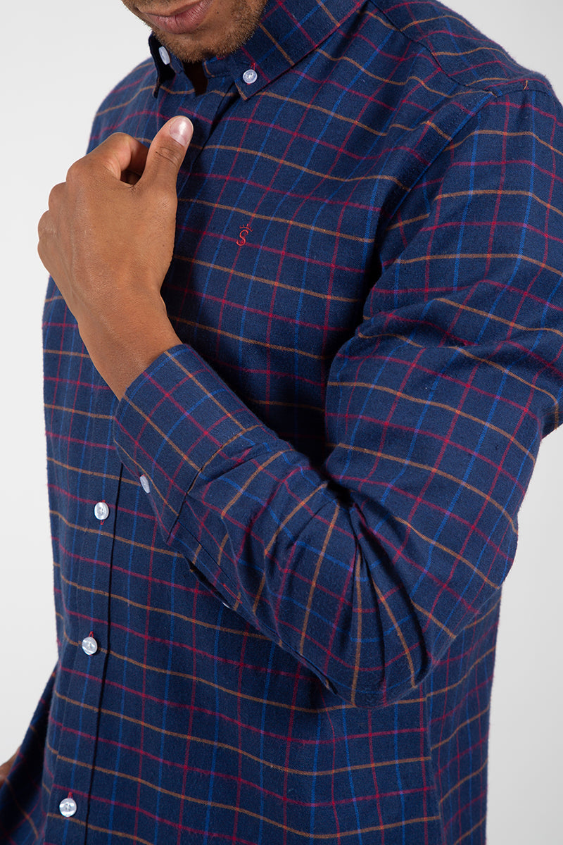 Camisa Multicolor marino