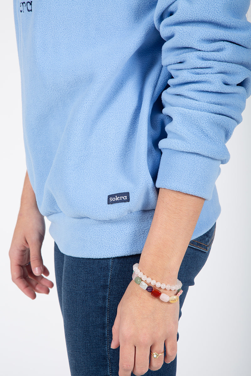 Sudadera unisex polar Azul