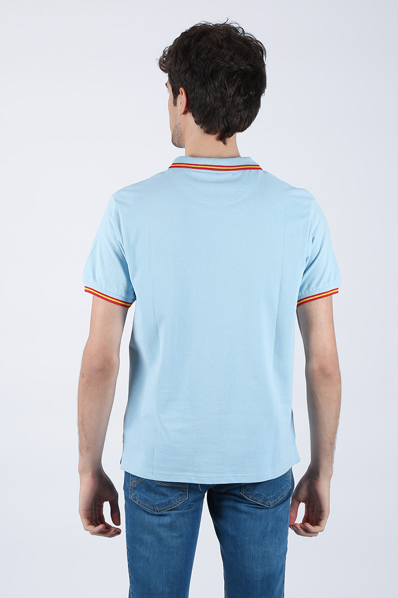 Polo España celeste