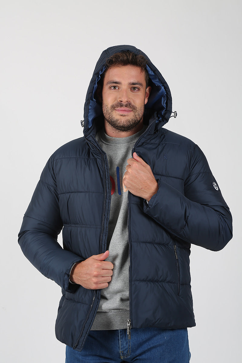 Navy Banded Parka