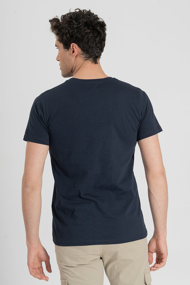 T-shirt bleu marine