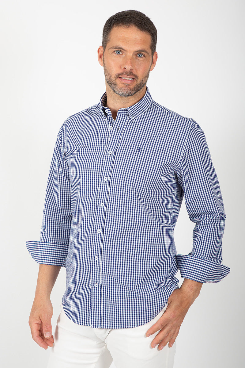 Camisa cuadro marino