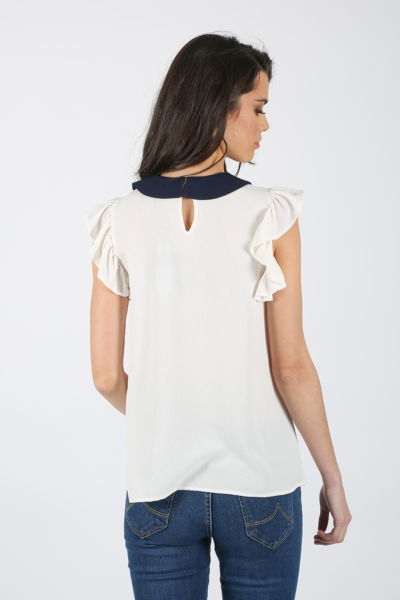 Blusa Blanco Cuello