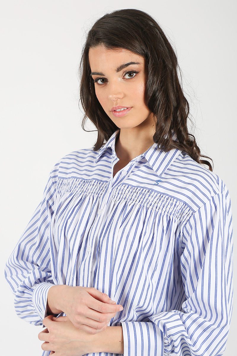 Blusa Rayas Marino