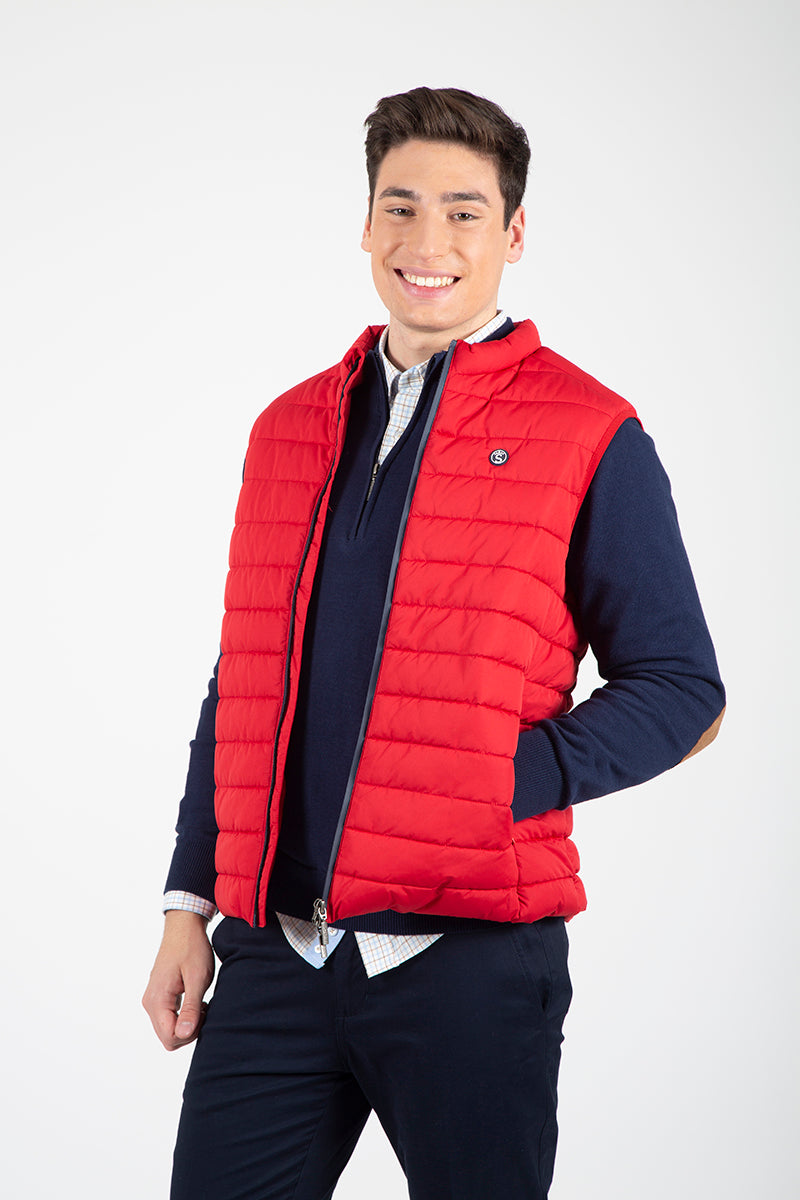 Chaleco Bandas Rojo