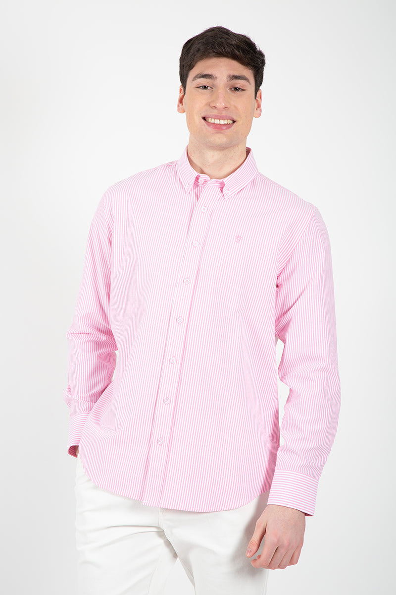 Camisa rayas rosas