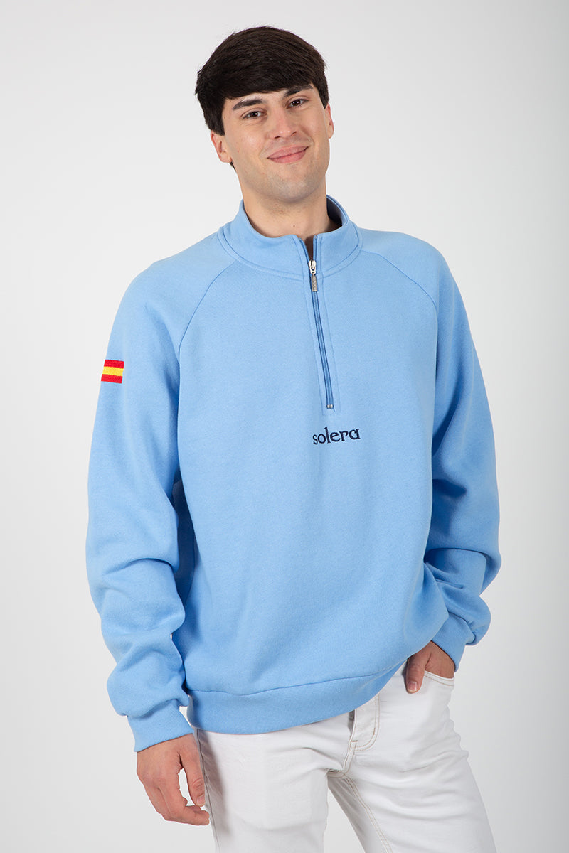Sudadera Celeste