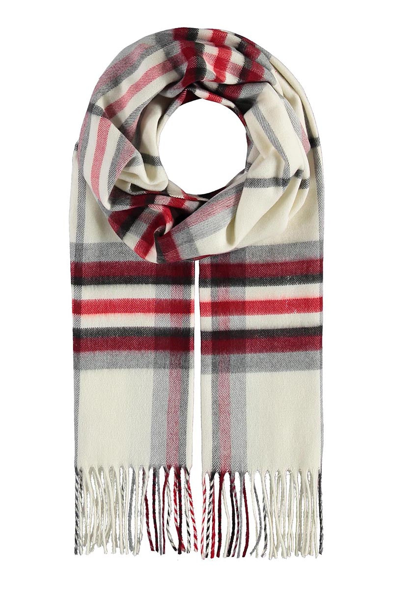 Gray Checkered Scarf