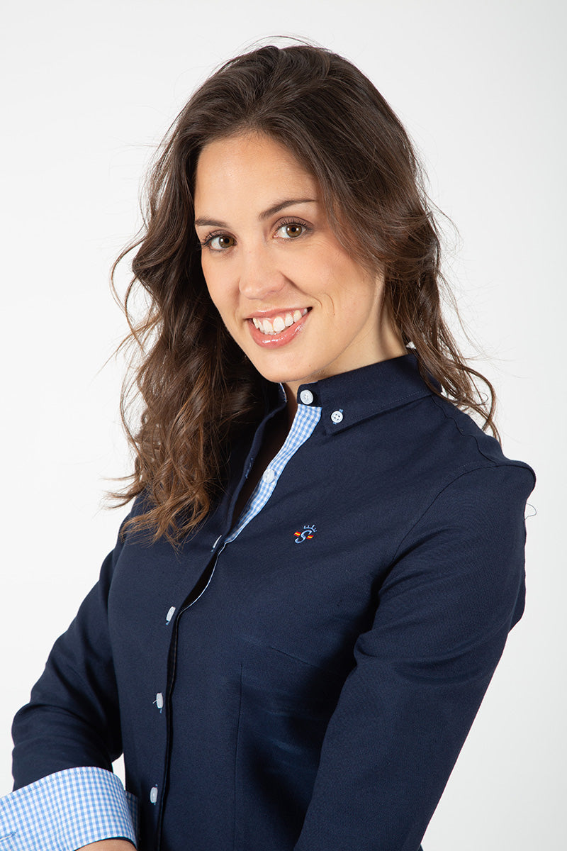 Camisa oxford marino