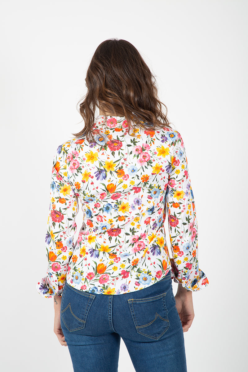 Camisa com estampa floral
