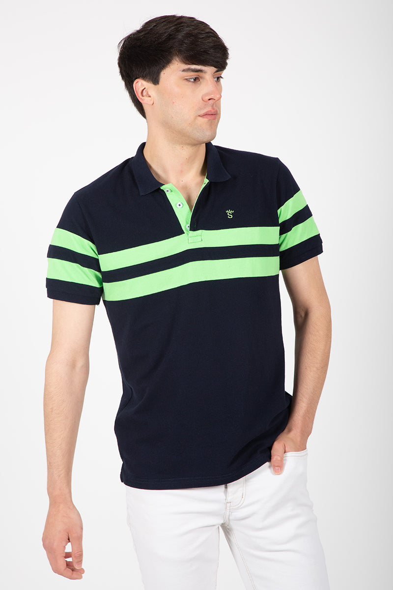 Polo bleu marine