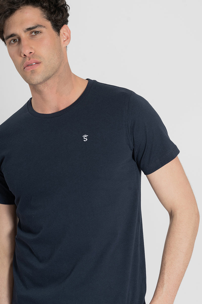 T-shirt bleu marine