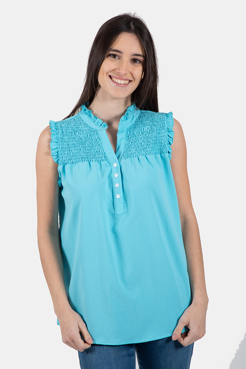 Blusa celeste