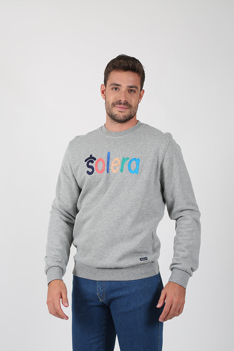 SUDADERA GRIS