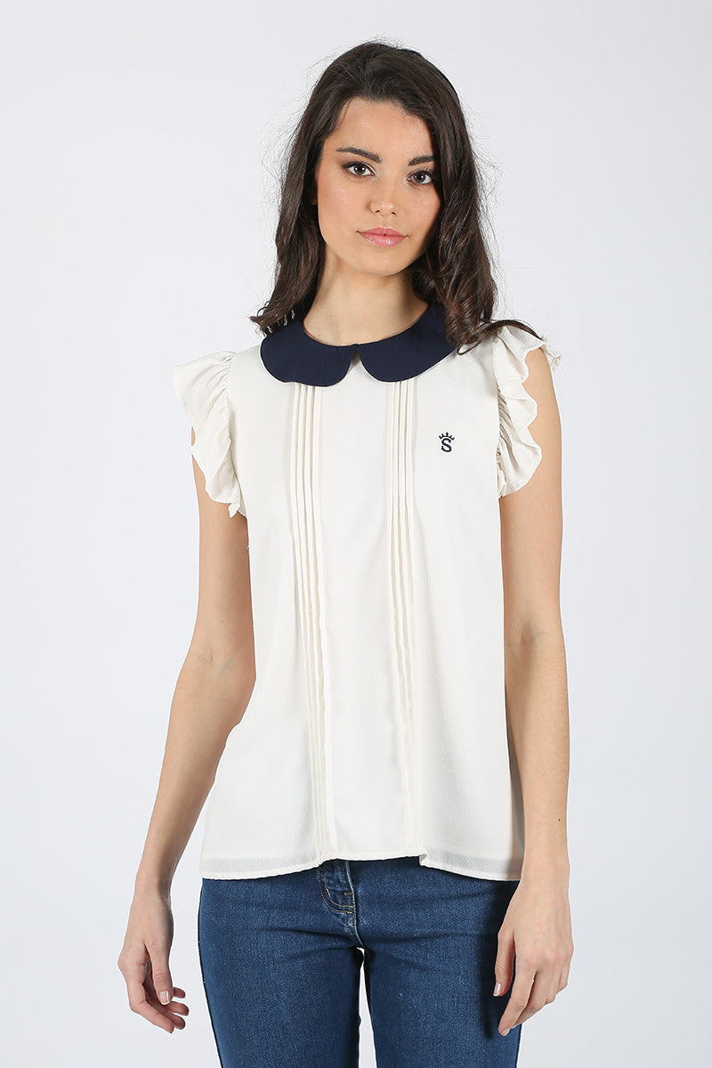 Blusa Blanco Cuello