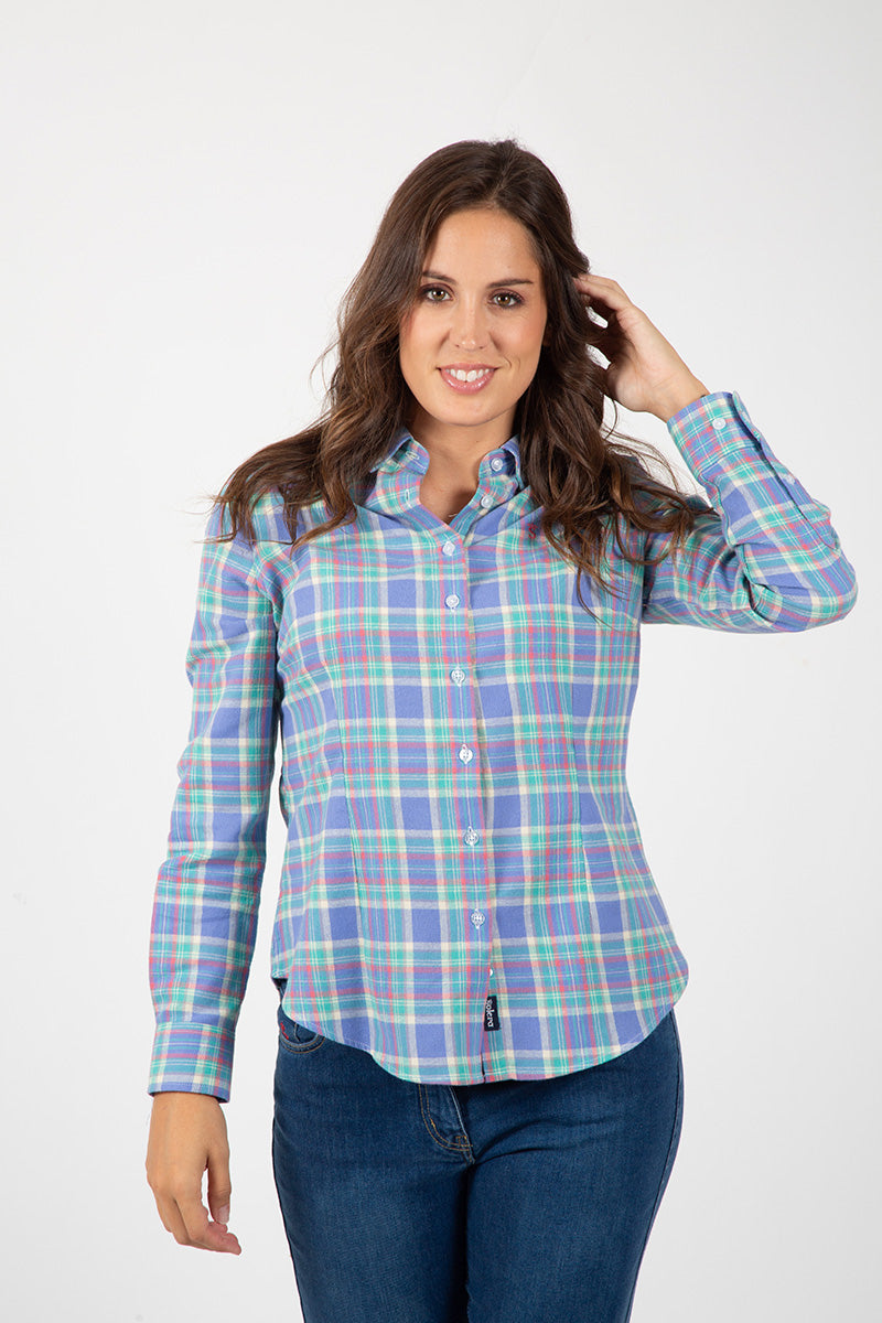 Camisa Xadrez Azul