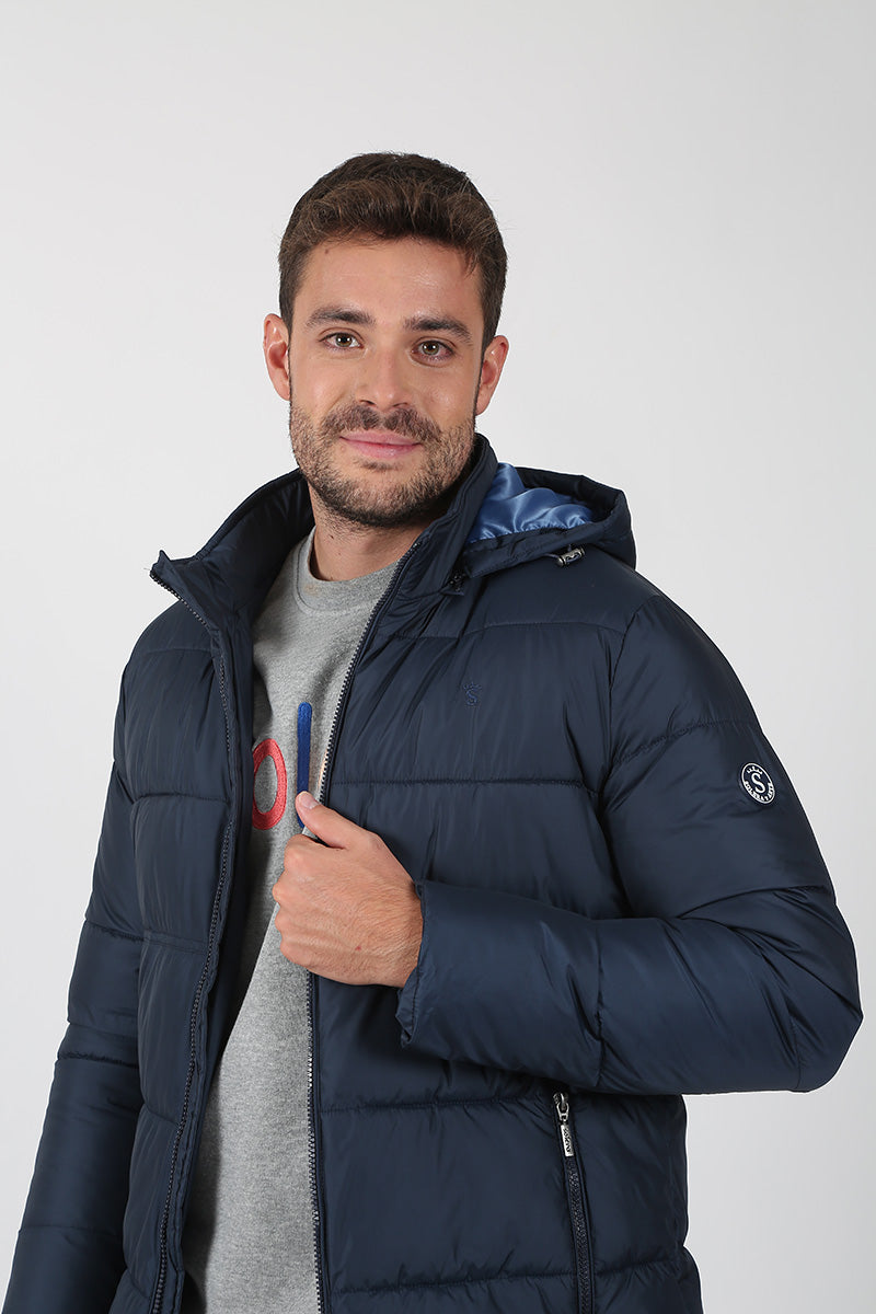 Navy Banded Parka