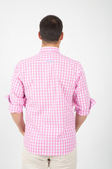 Camisa cuadro rosa
