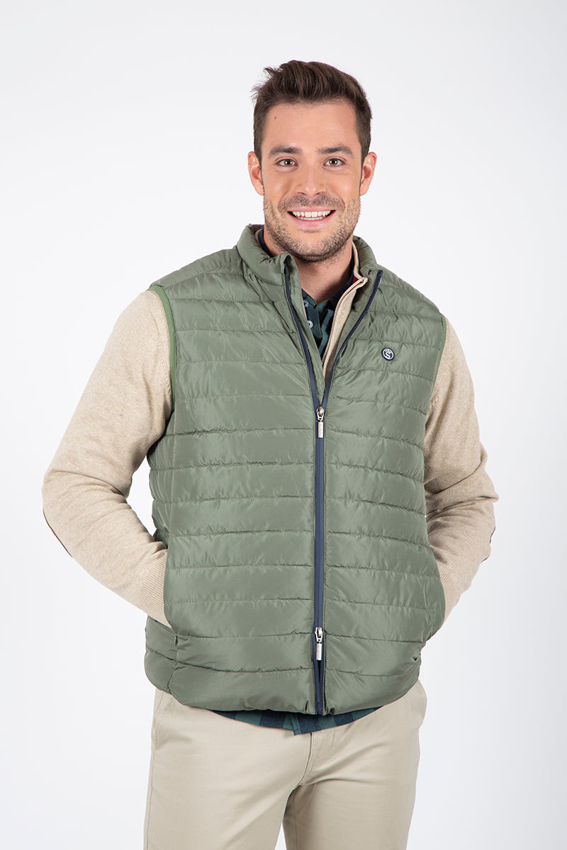 Chaleco Camel Active Para Mujer - Color Verde, Talla 46, Estilo Casual Urbano Para El Día A Día