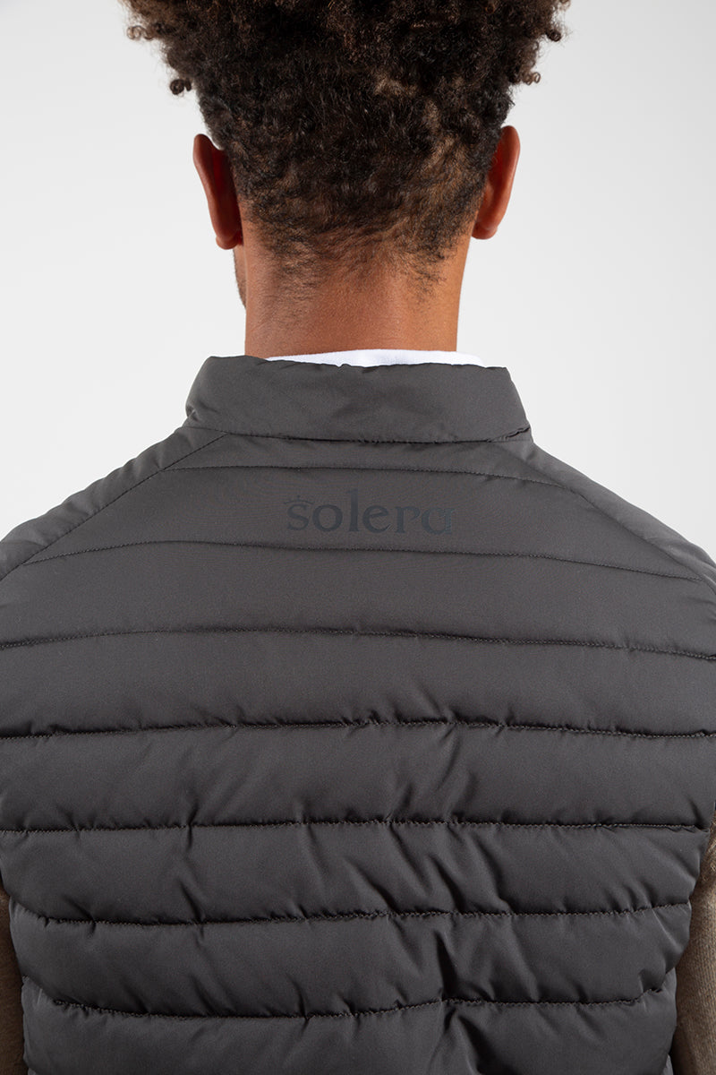 Gilet Ultraléger Bandes Grises