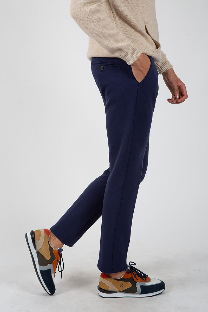 Pantalon marine élastique