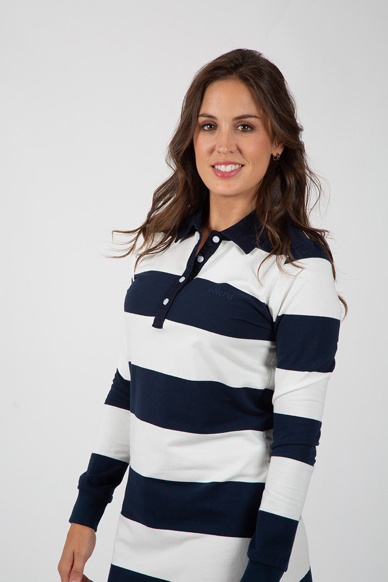 Vestido raya Marino