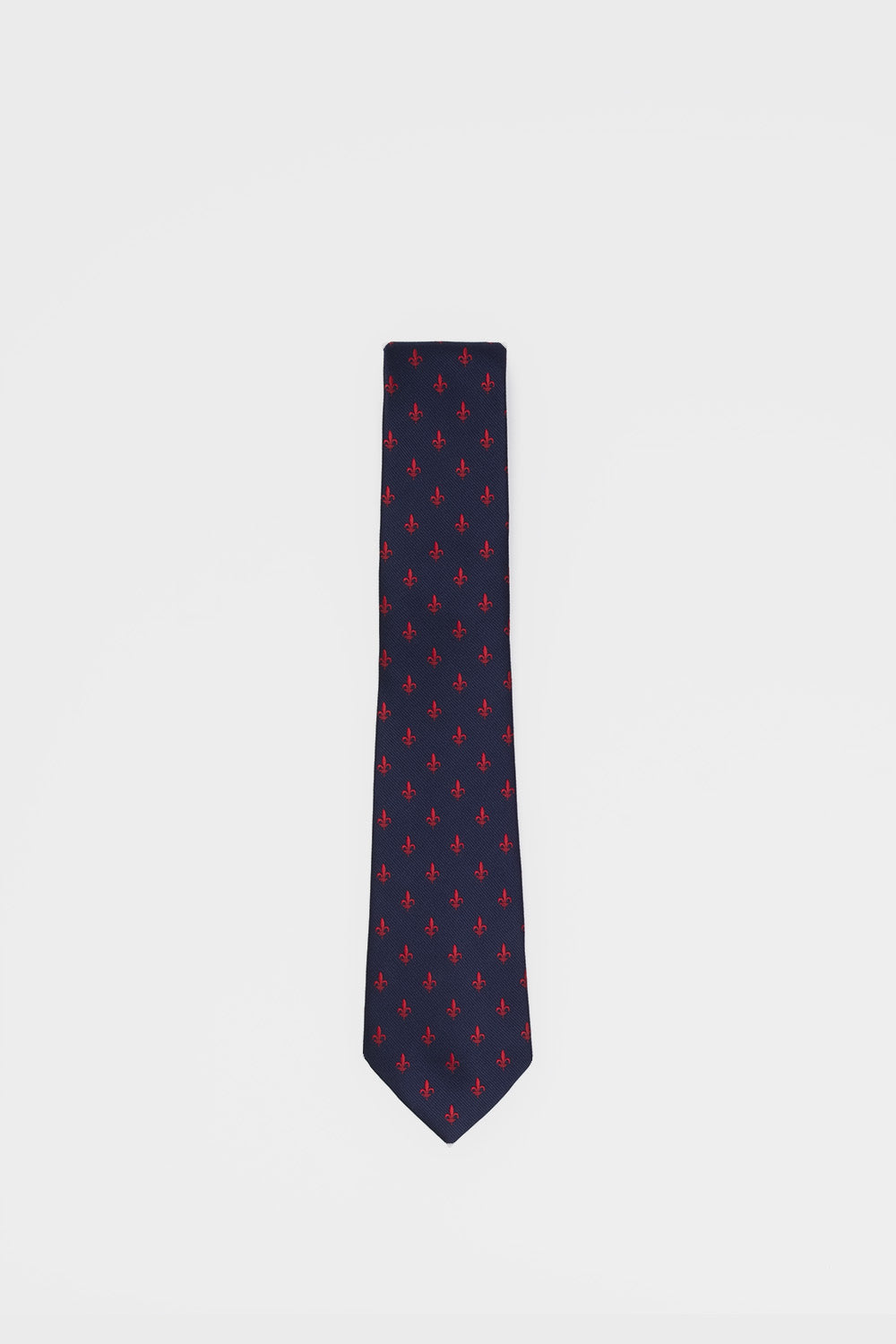 Corbata flor Lis Marino