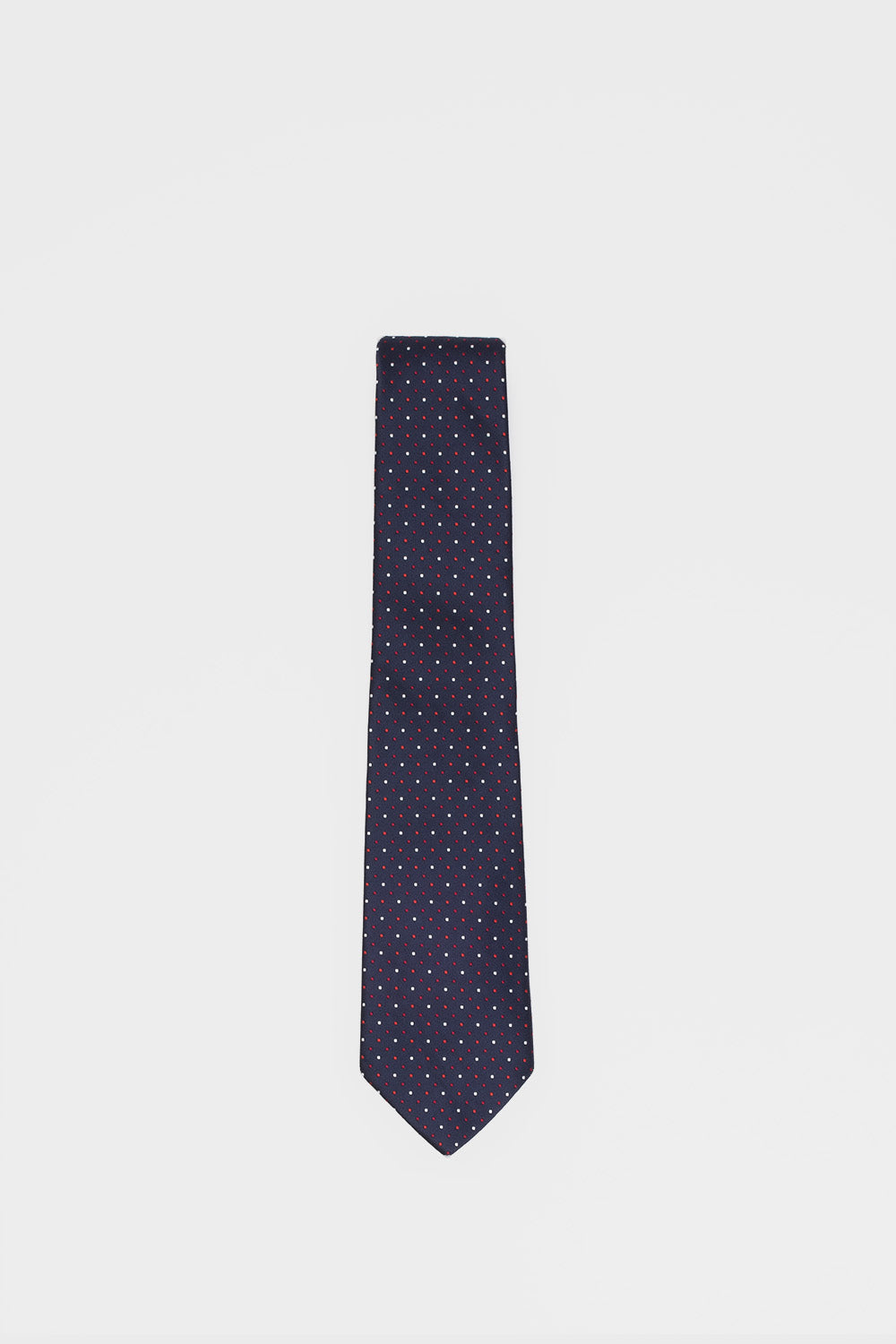 Gravata Micro Pontos Azul Marinho