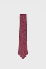 Corbata Solera Roja Estampada