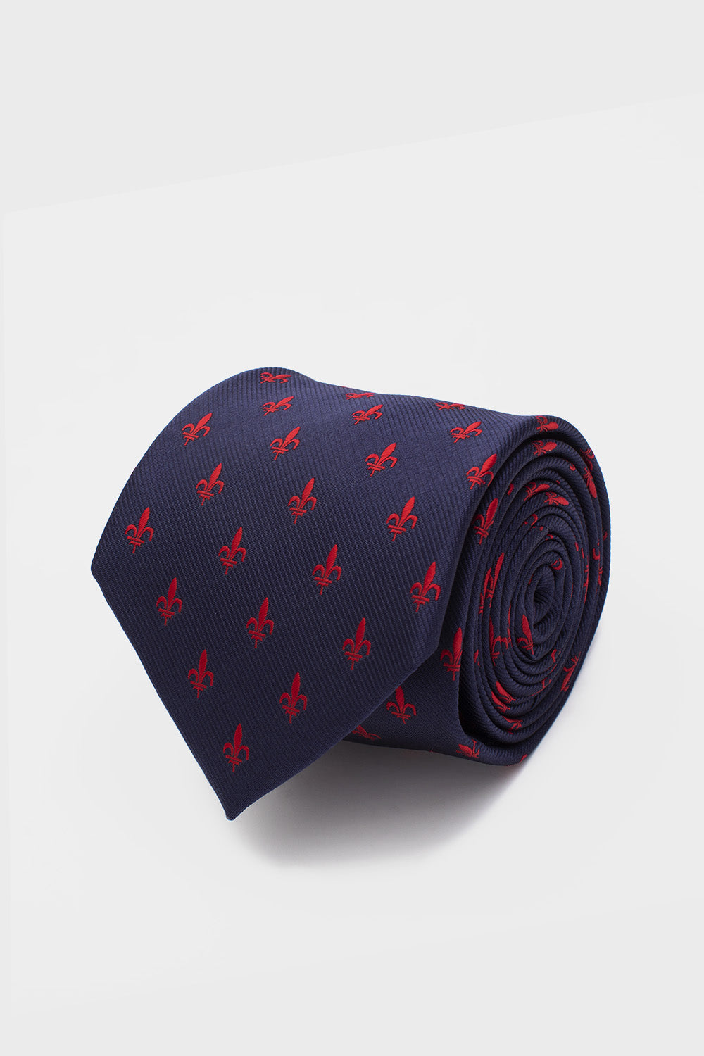 Corbata flor Lis Marino