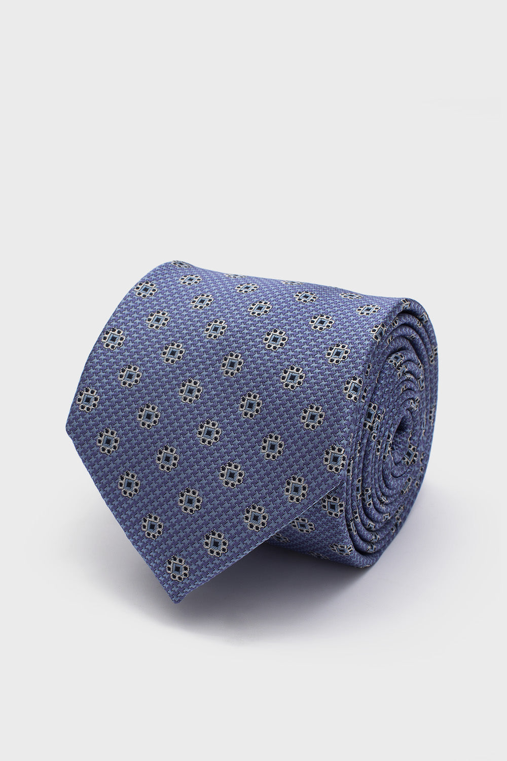Cravate Bleu Clair - Gris Clair