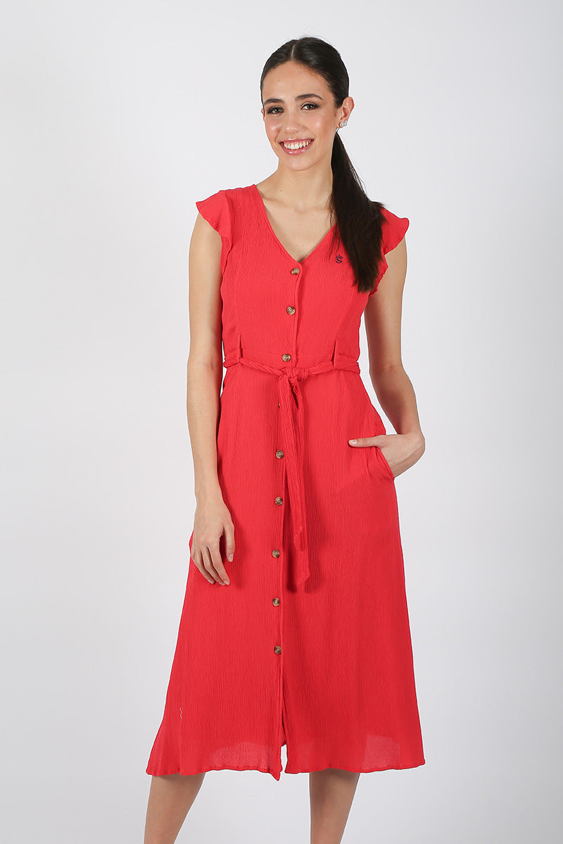 Vestido Fresa