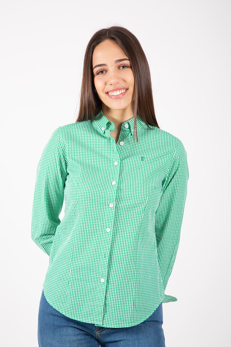 Camisa vichi verde