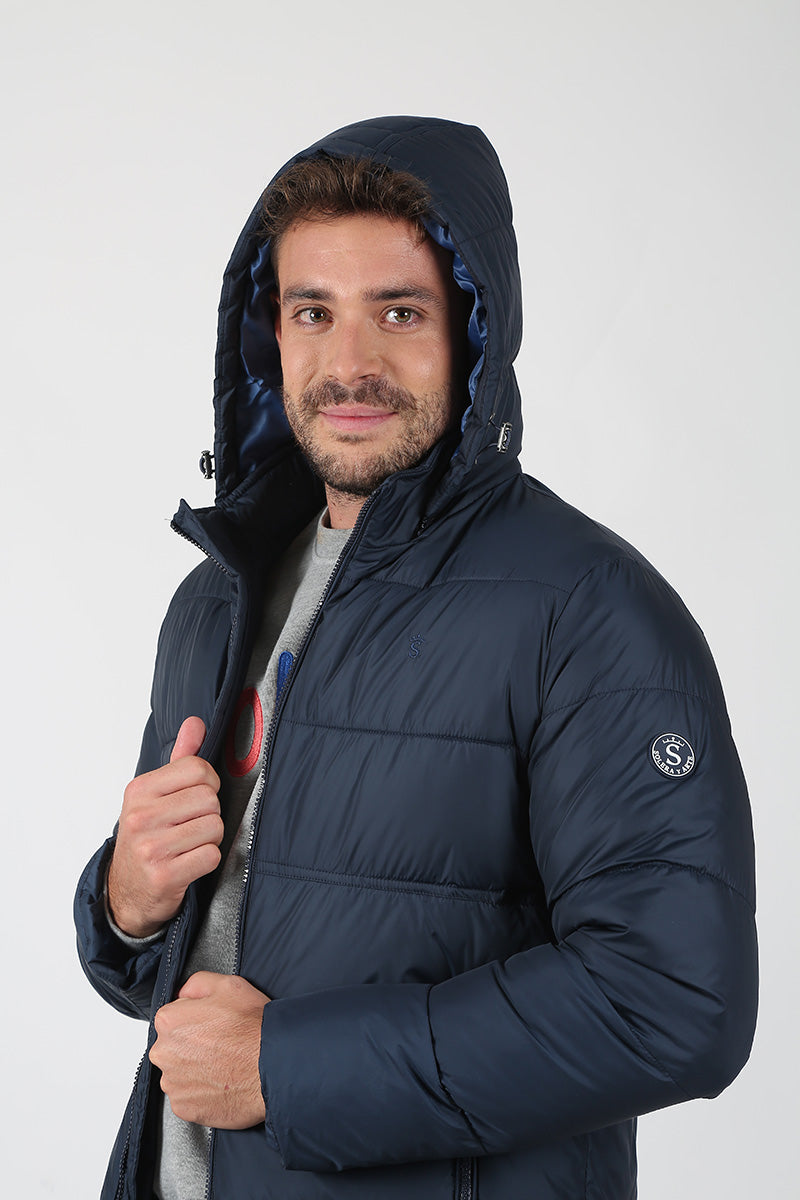 Navy Banded Parka