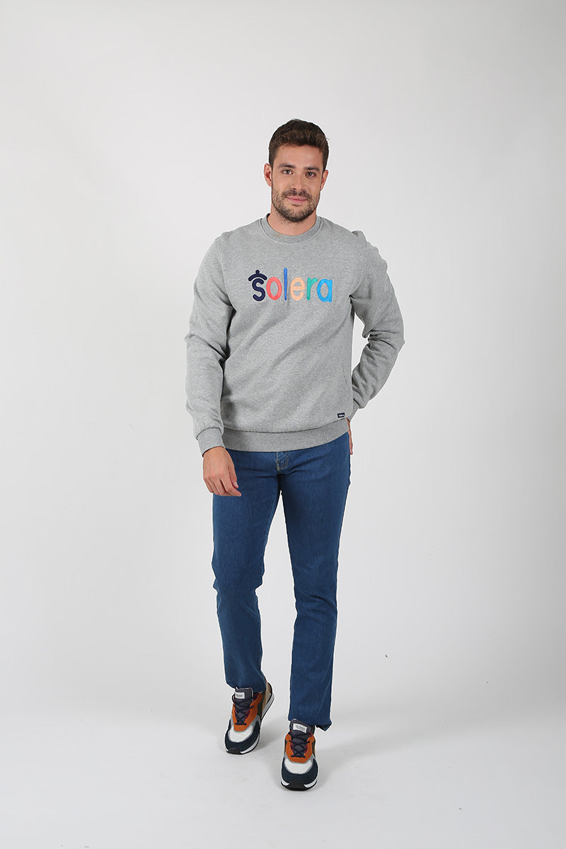 SUDADERA GRIS