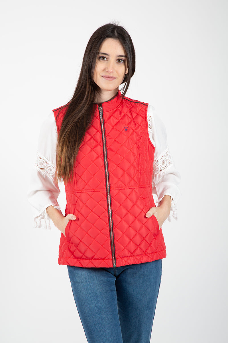 Chaleco Huskye Rojo