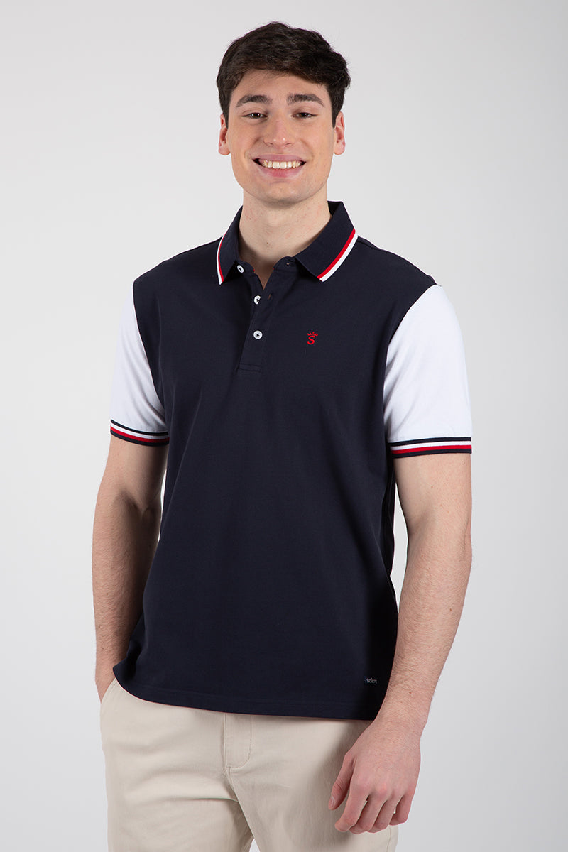 Polo bleu marine