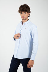 Camisa Celeste con Bandera