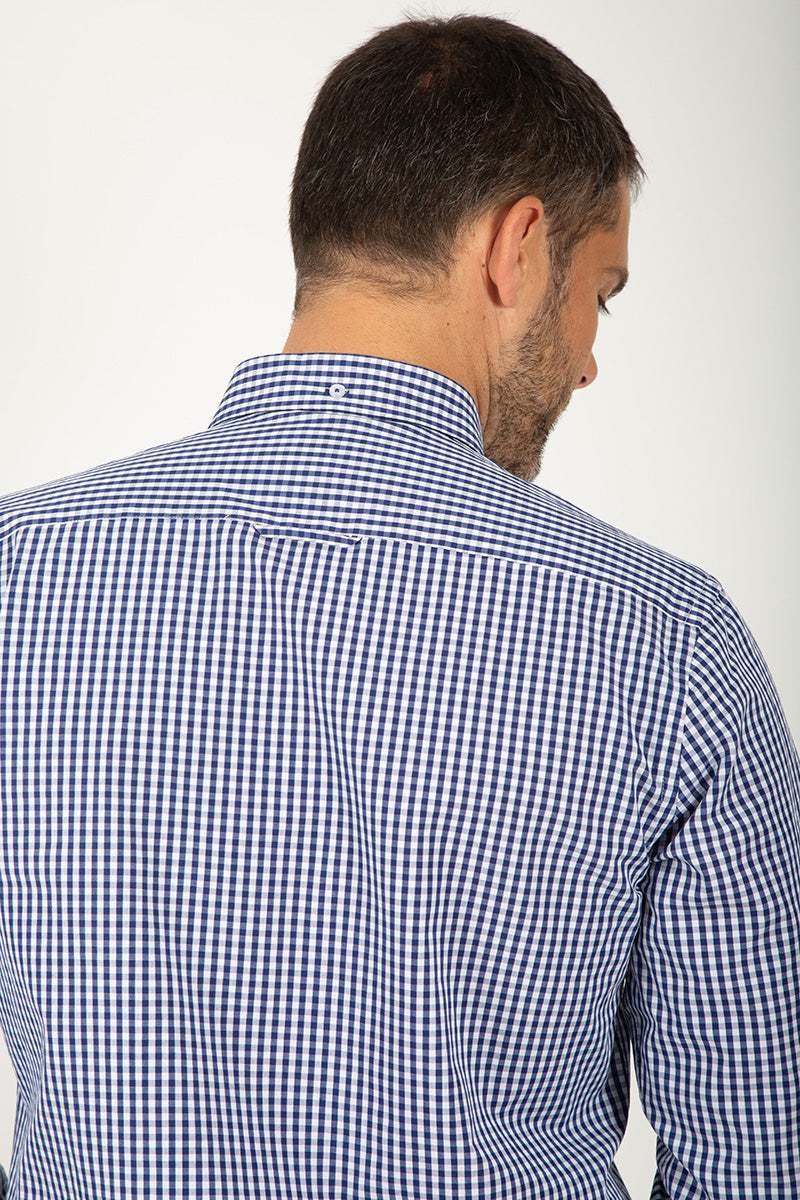 Camisa cuadro marino