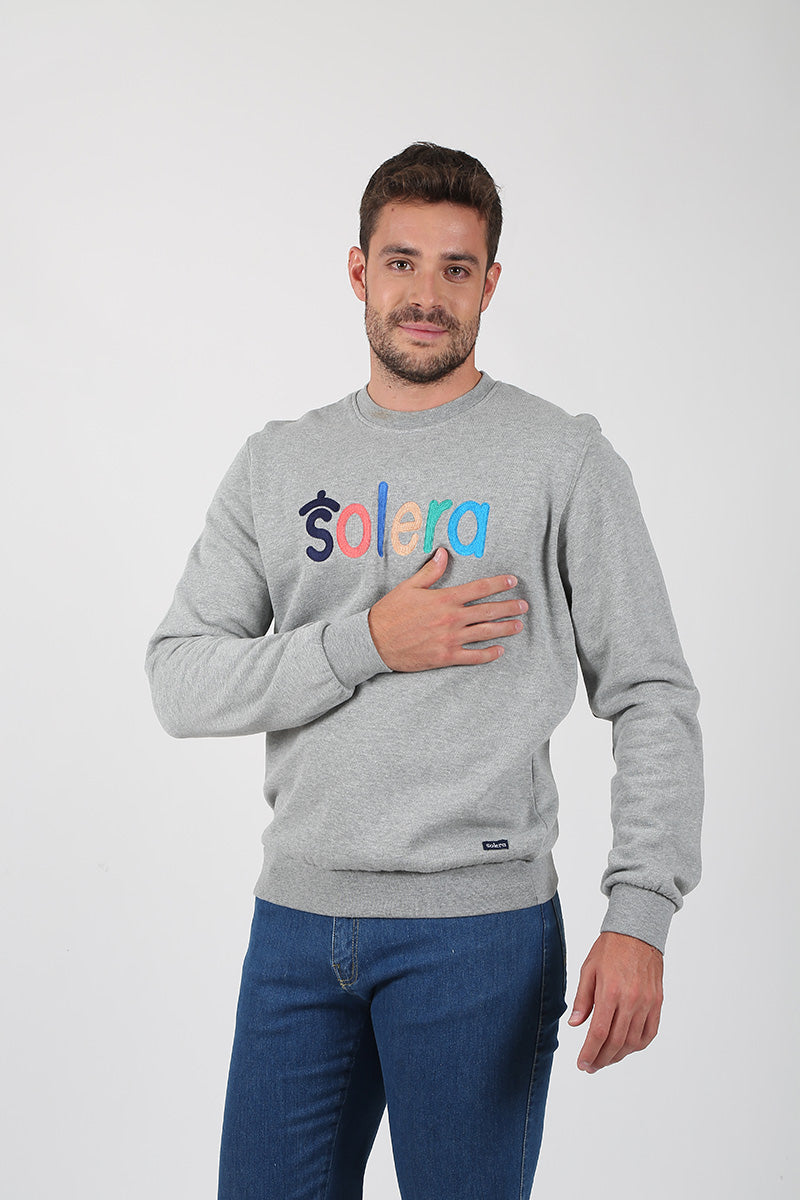 SUDADERA GRIS