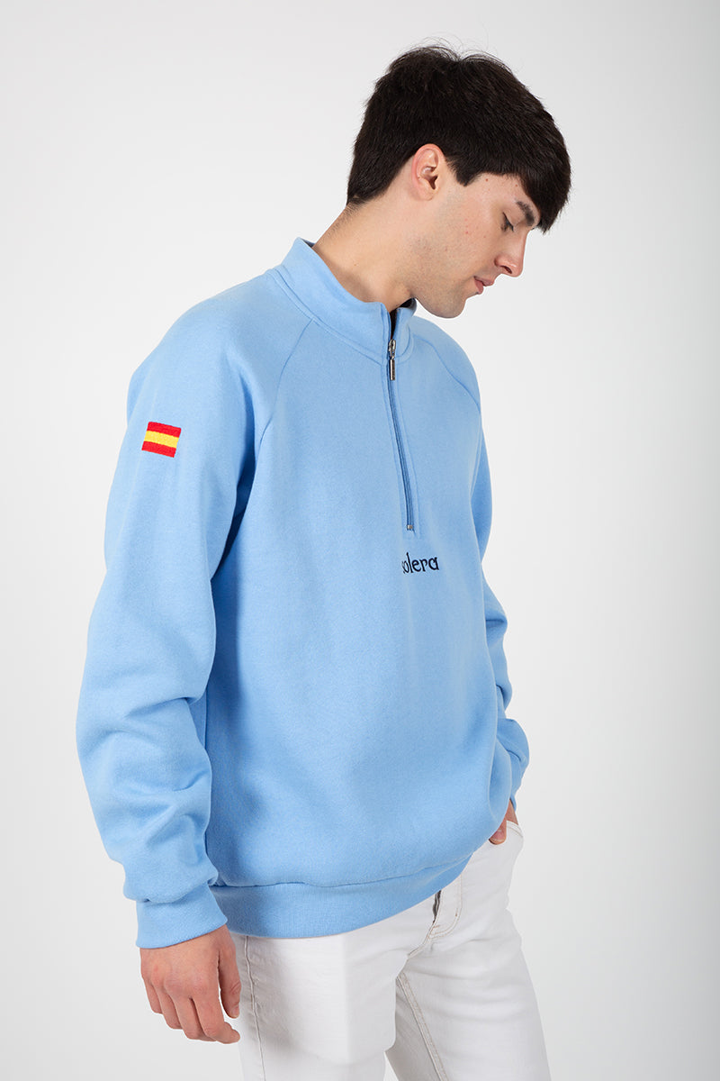 Sudadera Celeste