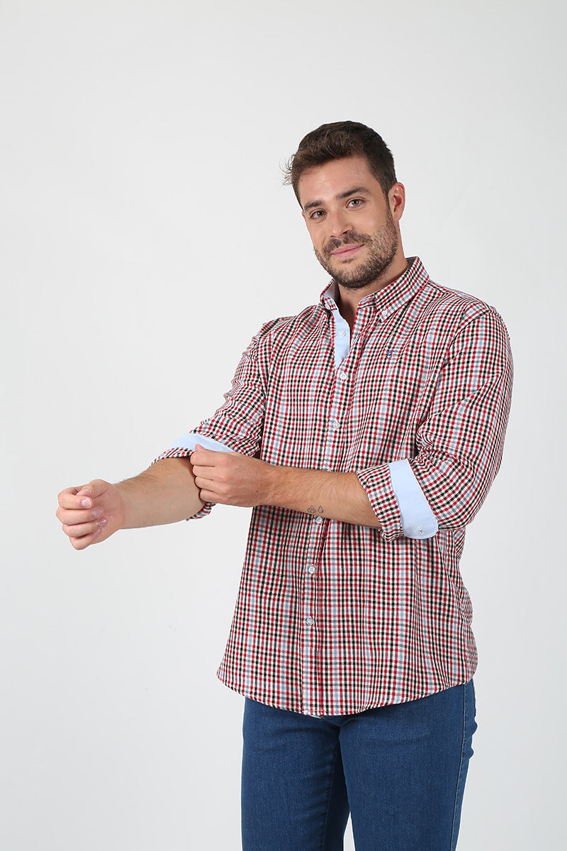 Camisa Rojo Cuadros