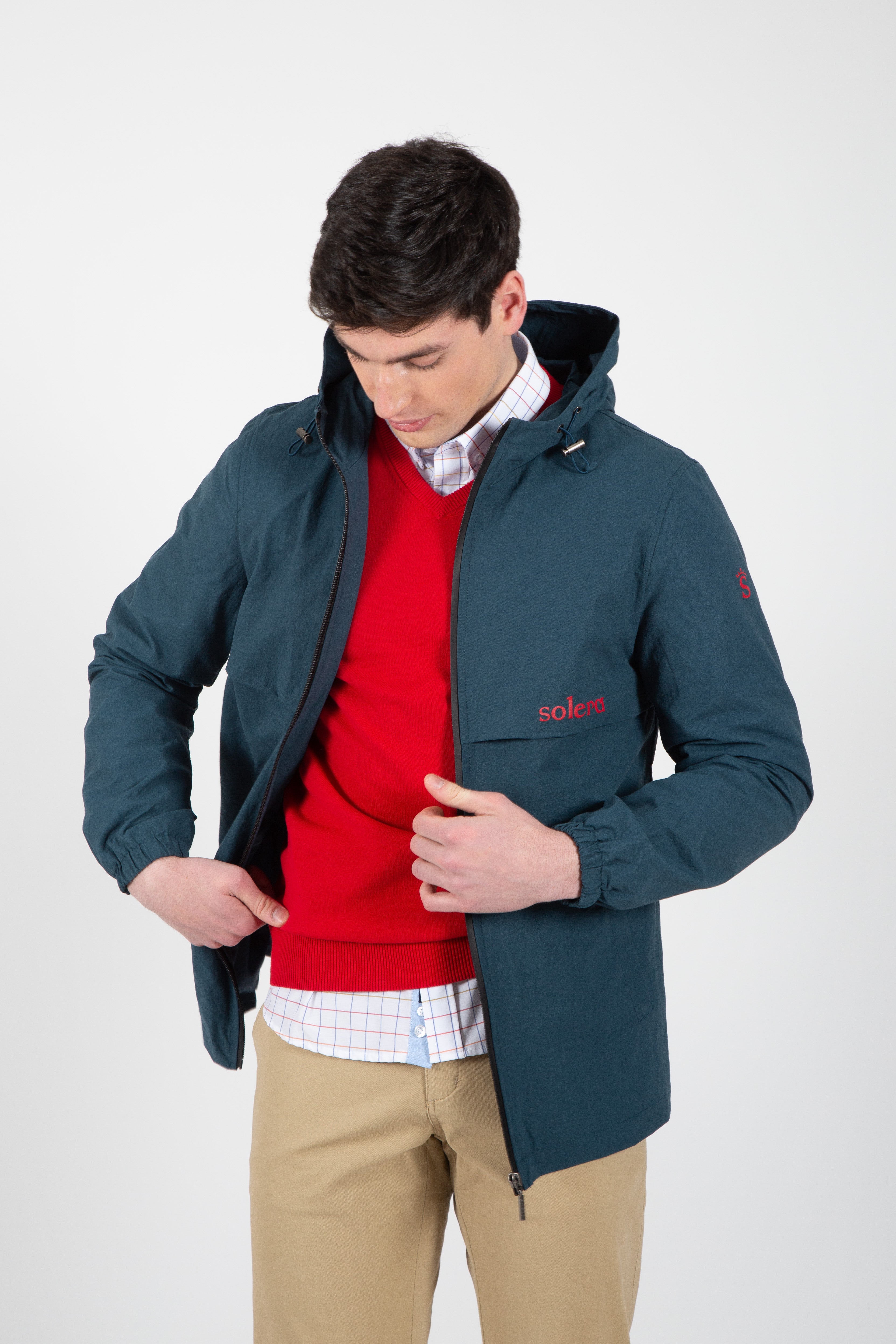 Parka Cortavientos Marino