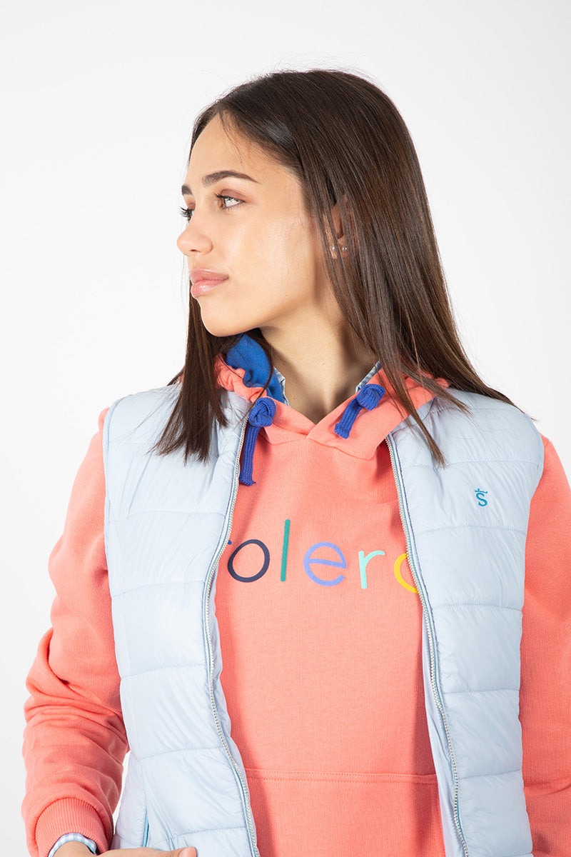 Gilet bleu clair